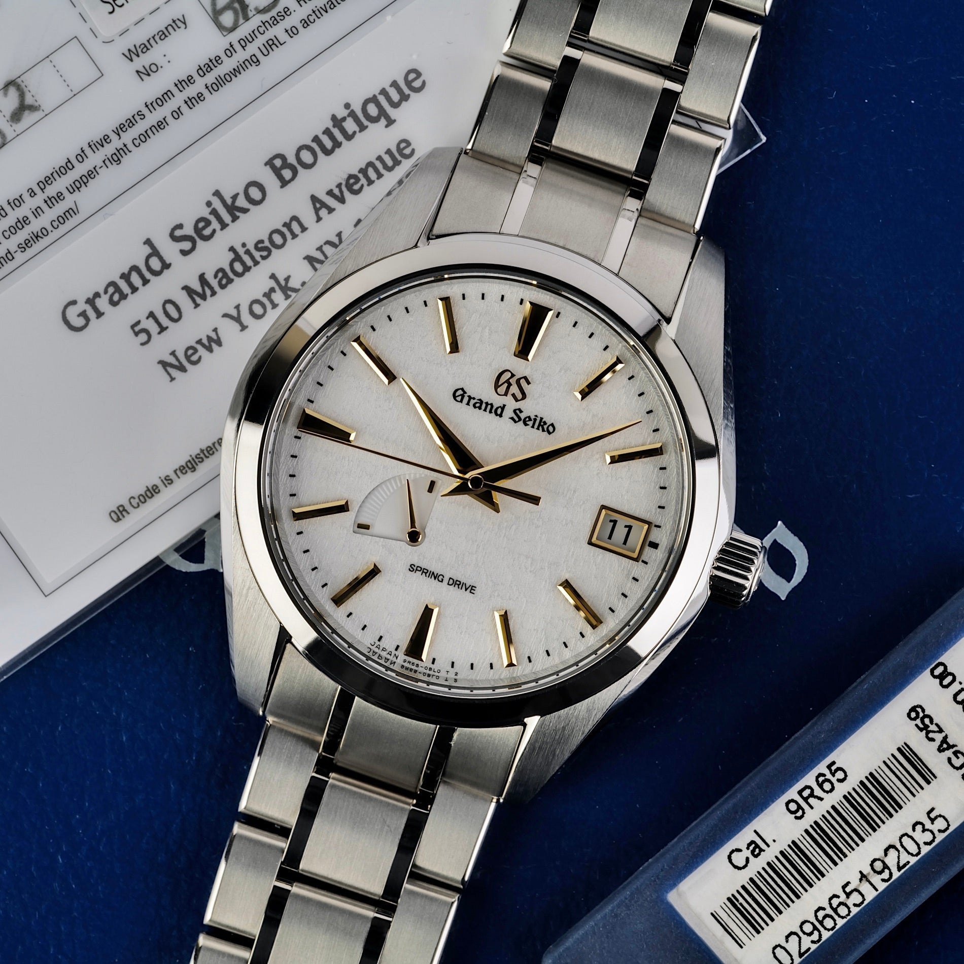 Grand Seiko Heritage Spring Drive SBGA259G C.W. Watch Shop