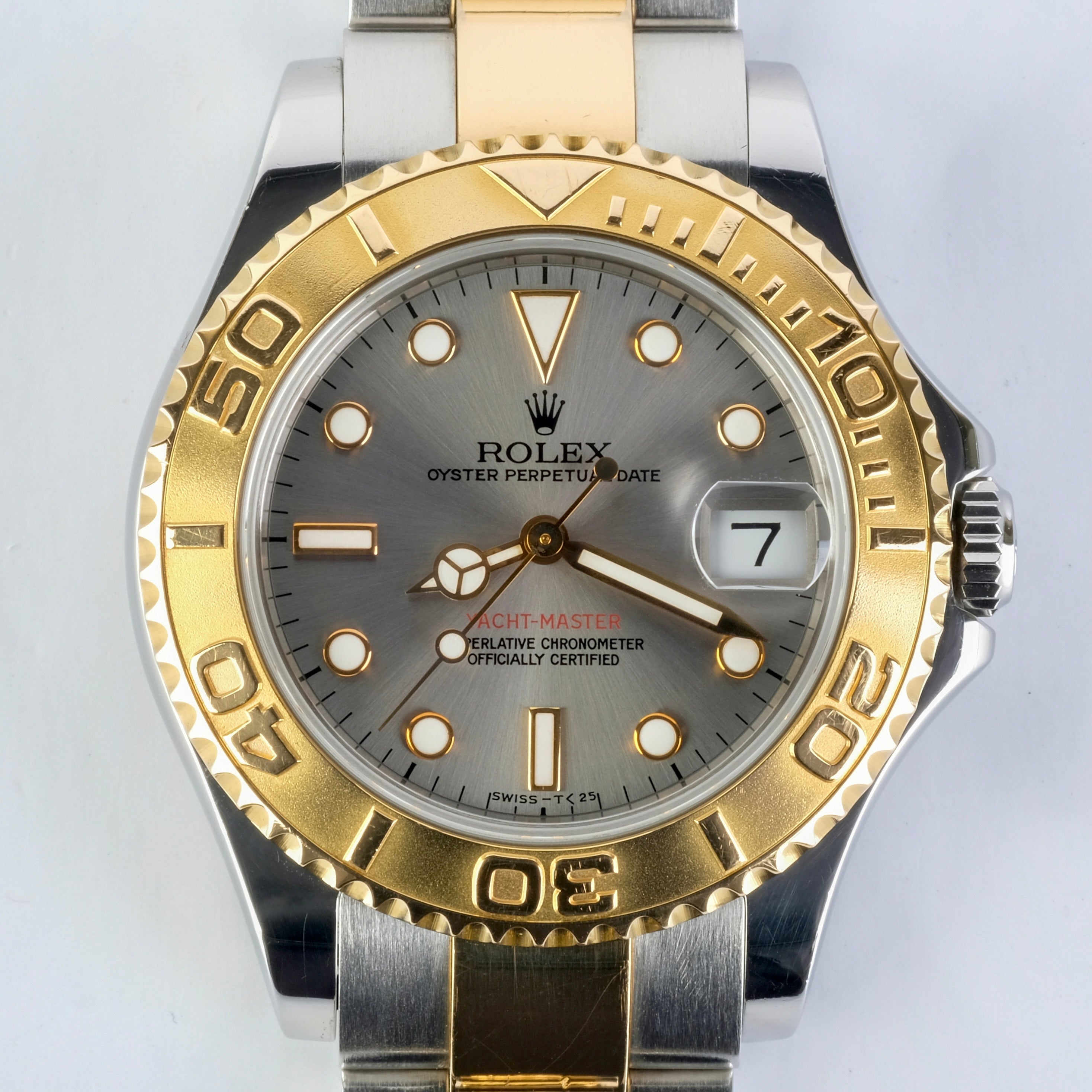 Rolex yachtmaster two on sale tone